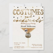 コスチューム&カクテルシエレガントックハローウィンパーティ 招待状 (正面)