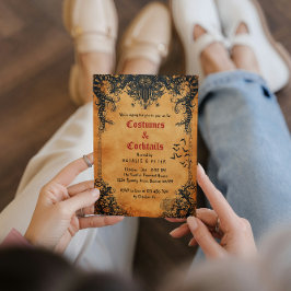 コスチューム&カクテルハローウィンパーティイン 招待状