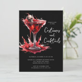 コスチューム&カクテルハローウィンパーティ招待状 招待状 (スタンド正面)
