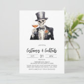 コスチューム&カクテルハローウィンパーティ招待状 招待状 (スタンド正面)