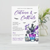 コスチューム&カクテルハローウィンパーティ 招待状 (スタンド正面)