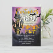 コスチューム&カクテルハローウィンパーティ 招待状 (スタンド正面)