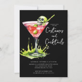 コスチューム&カクテルハローウィンパーティ 招待状 (正面)