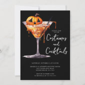 コスチューム&カクテルハローウィンパーティ 招待状 (正面)