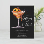コスチューム&カクテルハローウィンパーティ 招待状 (スタンド正面)