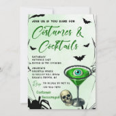 コスチューム&カクテルハローウィンパーティ 招待状 (正面)