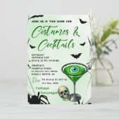 コスチューム&カクテルハローウィンパーティ 招待状 (スタンド正面)