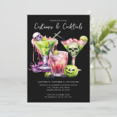 コスチューム&カクテルハローウィンパーティ 招待状 (スタンド正面)