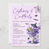 コスチューム&カクテルハローウィンパーティ 招待状 (正面)