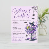 コスチューム&カクテルハローウィンパーティ 招待状 (スタンド正面)