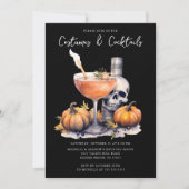 コスチューム&カクテルハローウィンパーティ 招待状 (正面)