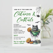 コスチューム&カクテルハローウィンパーティ 招待状 (スタンド正面)
