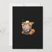 コスチューム&カクテルハローウィンパーティ 招待状 (裏面)