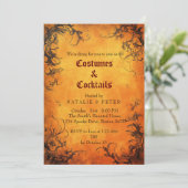 コスチューム&カクテルIオレンジレッドアイビー招待状 招待状 (スタンド正面)