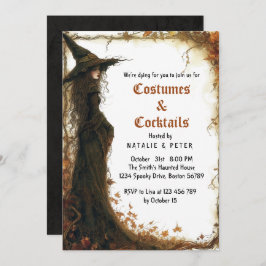 コスチューム&カクテルI魔女 招待状