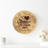 コスチューム・ドラマが大好き ラージ壁時計 (ホーム)