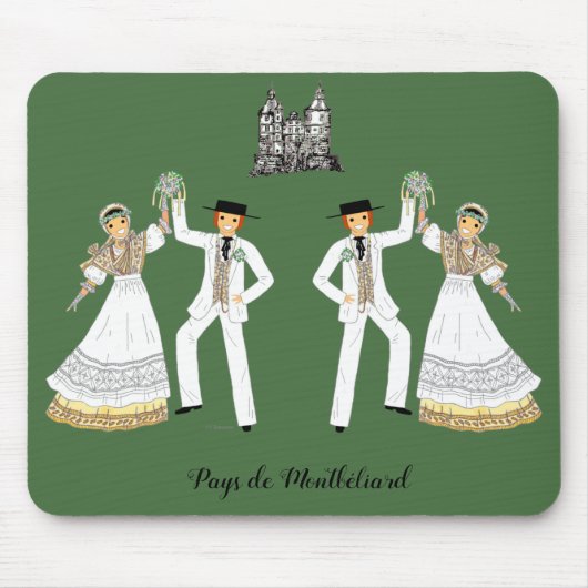 コスチューム・ド・マリアージュ・オペイ・ド・モンベリアード マウスパッド (正面)