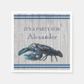 コステ素朴ルネイビ航海のーブルググレーウッドナプキンス スタンダードカクテルナプキン (正面)