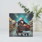 コスプレをしたカワウソと動物の幽霊たちをスーパーで シーズンカード (スタンド正面)