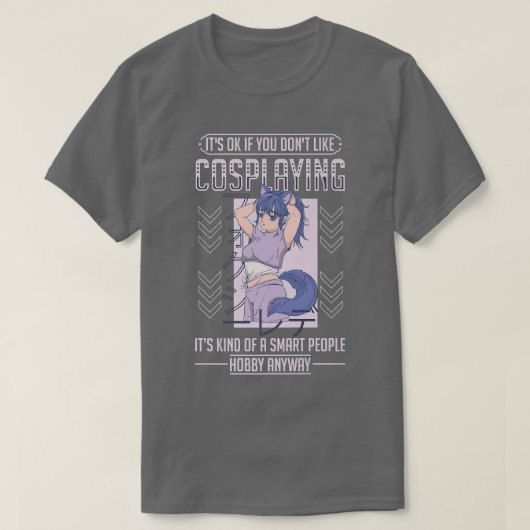 コスプレアイディアコスプレマンガ Tシャツ (デザイン正面)