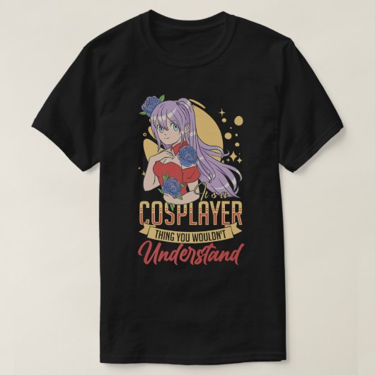 コスプレアイディアコスプレマンガ Tシャツ (デザイン正面)