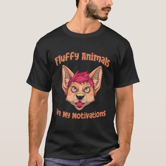 コスプレクール- Fursona Furries Furry Fandom Tシャツ (正面)