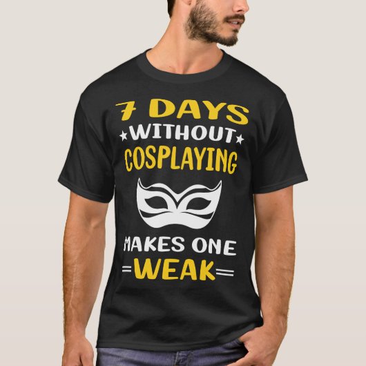 コスプレコスプレプレーヤーなし日7 Tシャツ (正面)
