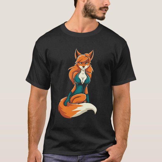 コスプレフクールリーズFursona - Furry Fandom Tシャツ (正面)