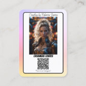 コスプレ・コネクション・リフレクションQRコード コスカ 名刺 (裏面)
