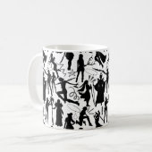 コスプレAnime actions pattern.w BGなし コーヒーマグカップ (正面左)