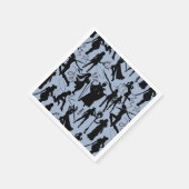 コスプレAnime actions pattern.w L Blue BG スタンダードカクテルナプキン (角)