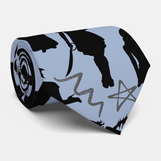 コスプレAnime actions pattern.w L Blue BG ネクタイ (ロール)