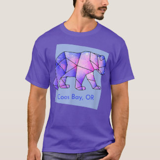 コスベイまたは銀河系ベア抽象芸術幾何学アニマ Tシャツ