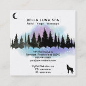 *～*コスミックハウリングウルフレインボー – マウンテンシャーマン  スクエア名刺 (裏面)