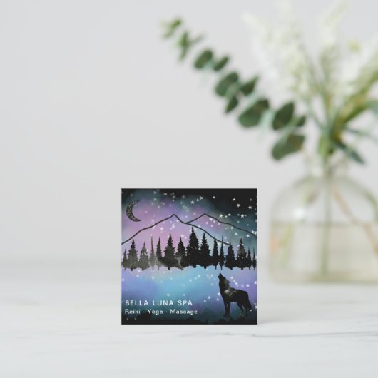 *～*コスミックハウリングウルフレインボー – マウンテンシャーマン  スクエア名刺 (スタンド正面)