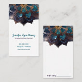 コスミックパープルボホマンダラマッサージセラピー 名刺 (正面/裏面)