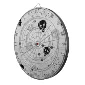 コスミックブラックスカルパターン ダーツボード (正面右)