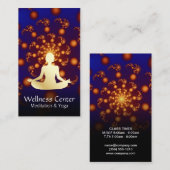 コスミック | 鮮やか、金ゴールド 名刺 (正面/裏面)