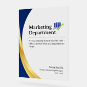 コスムマーケティング部アクリル標識 アクリルサイン (傾斜)