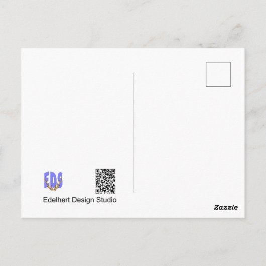 コスメアワイルドフラワーズ&ラペシードフィールドDIYポストカード ポストカード (裏面)