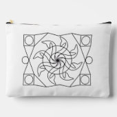 コスメティックバッグ-デザインからカラー アクセサリーポーチ (正面)