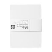 コスメティックバーソープバンドロゴ製品ラベルラップ 招待状ベリーバンド (裏面例)