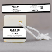 コスメティックバーソープベリーバンドラベルラップロゴ