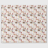 コスメティックメイクアップパターン ラッピングペーパー (フラット)