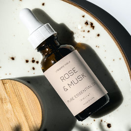 コスメティック油ラベル/Qrcode付きスポイトボトル ラベル