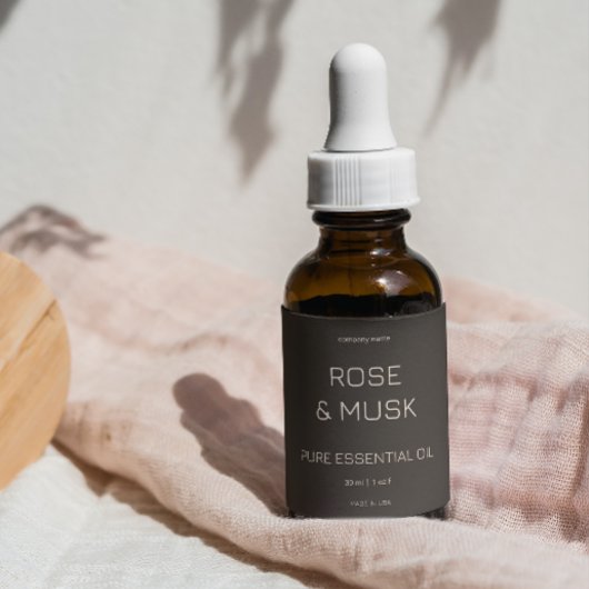 コスメティック油ラベル/Qrcode付きスポイトボトル ラベル