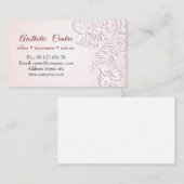 コスメティック、美しい、メイクアップセンター名刺 名刺 (正面/裏面)