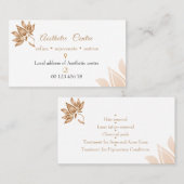 コスメティック、美しい、メイクアップセンター名刺 名刺 (正面/裏面)