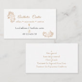 コスメティック、美しい、メイクアップセンター名刺 名刺 (正面/裏面)