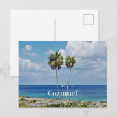 コスメル、メキシコの島 シーズンポストカード (正面/裏面)